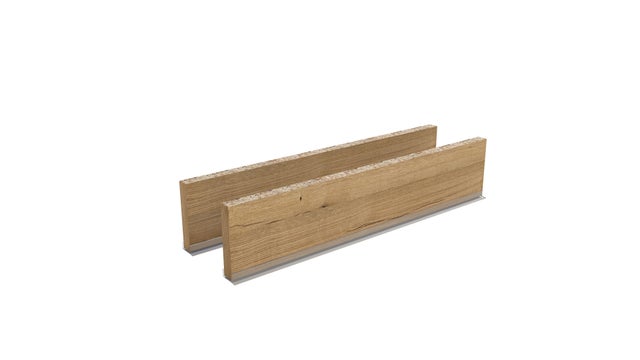 Cokół boczny z uszczelką płyta dąb evoke 507x150mm 2 szt.