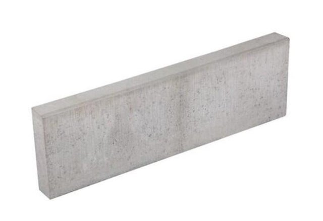 Obrzeże chodnikowe, szare 100x20x6 cm, Kamal