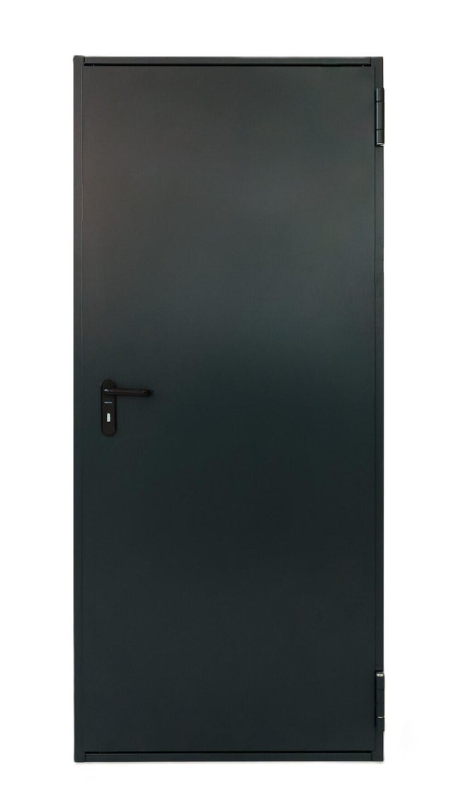 Drzwi przeciwpożarowe HPL 30 A-1 EI30 uniwersalne 90 cm RAL7016