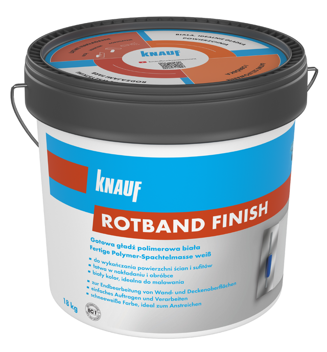 Gładź polimerowa Knauf Rotband Finish 18 kg