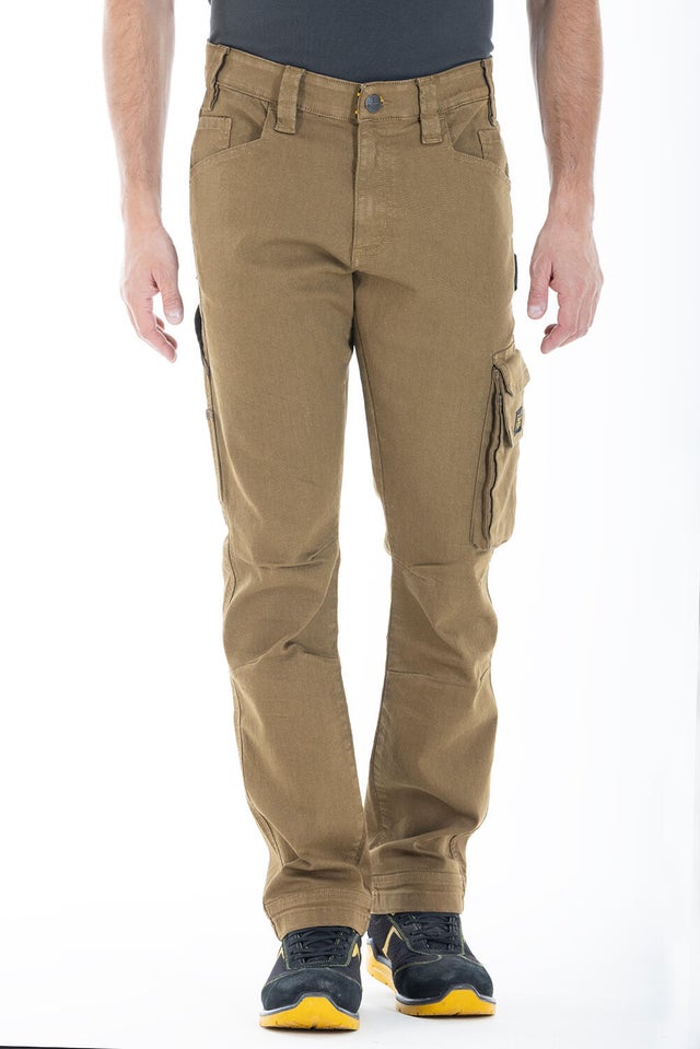 Spodnie MULTI POCKETS TOBACCO Rica Levy, rozm. XS (38)