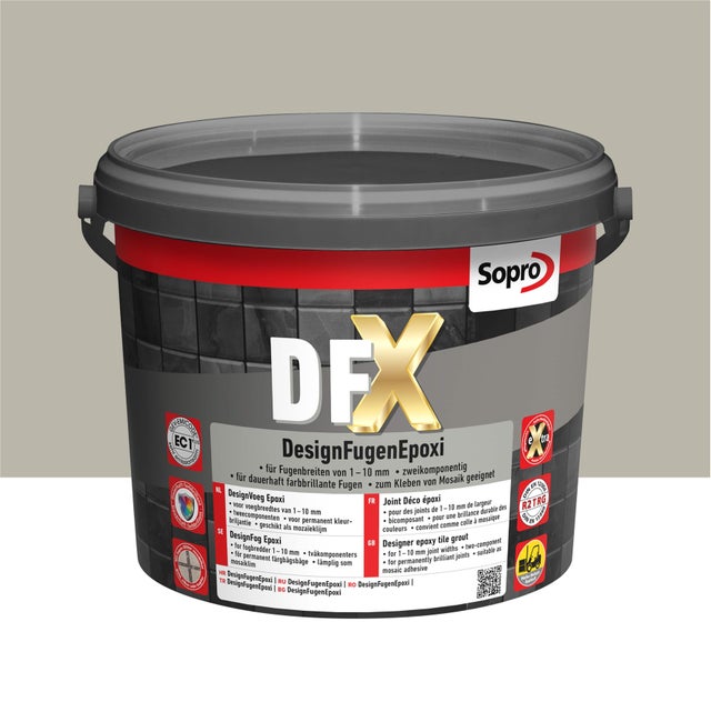 Fuga epoksydowa DFX szary 15 5kg