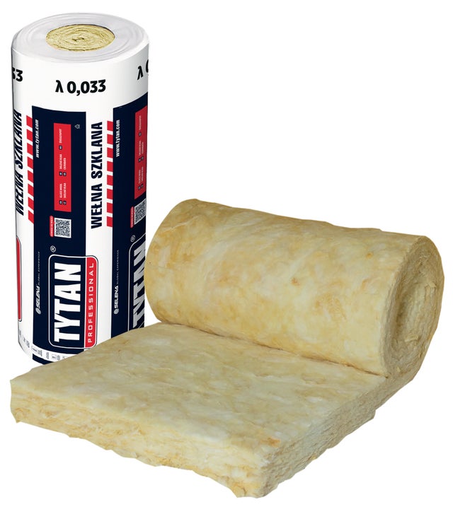 Wełna mineralna Tytan Rotaflex Super 15 cm szklana 0,033 W/(mK) 4,08 m2