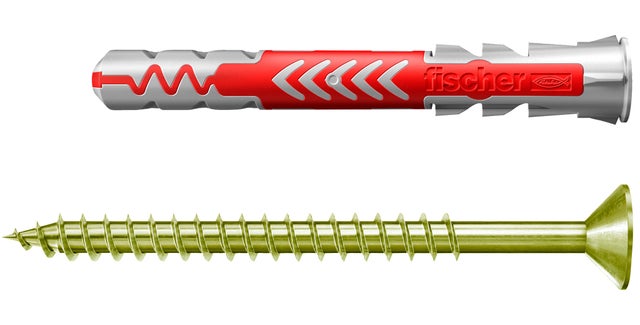 Kołek uniwersalny DUOPOWER 8x65 mm z wkrętem (60 szt.)