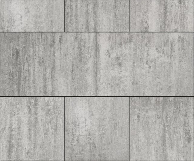 Płyta chodnikowa Mikromega biało-szara, gr.6 cm 1,2m2/warstwa Kamal