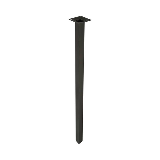 Noga meblowa kwadratowa 80 cm czarna 
