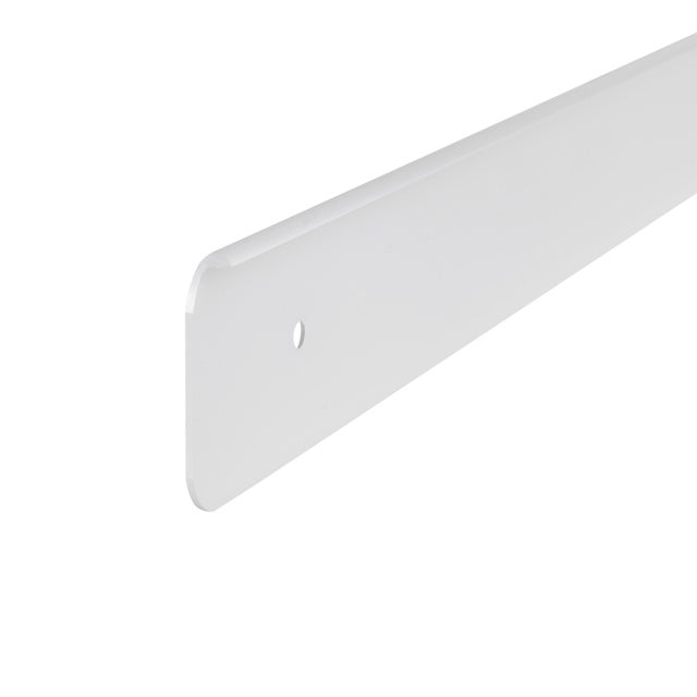 Listwa do blatu aluminiowa boczna 38mm Cezar Srebrny mat 0,62m