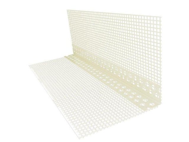 Narożnik PVC z siatką z włókna szklanego, 3 m 10x10 cm