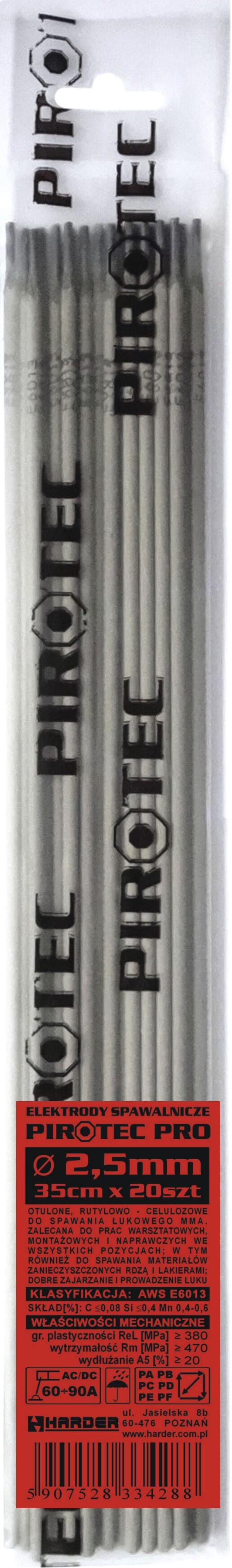 Elektrody rutylowo-celulozowe 3,2 mm PRO, 20 szt.