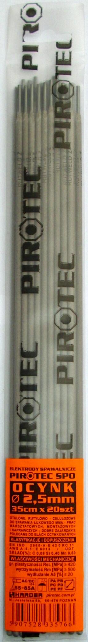 Elektrody rutylowo-celulozowe 3,2 mm SPO, 20 szt.
