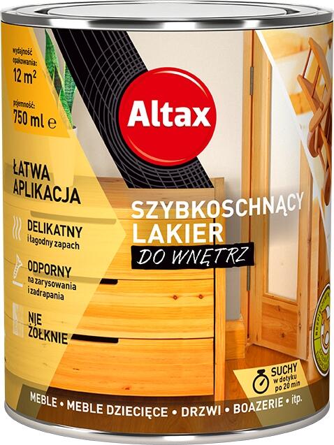 Lakier do wnętrz Altax półmat 0,75ll