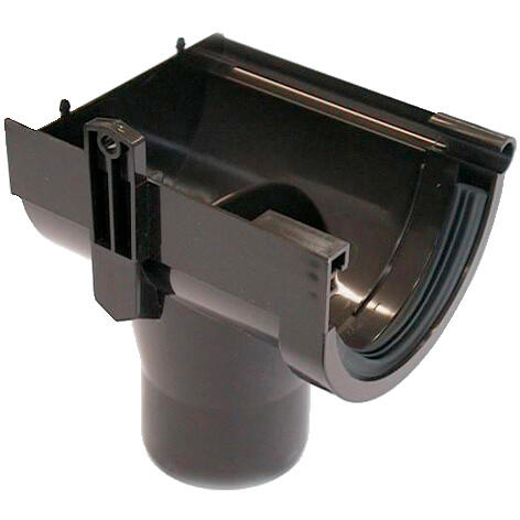 Lej spustowy prawy G125, brązowy PVC Scala Plastics