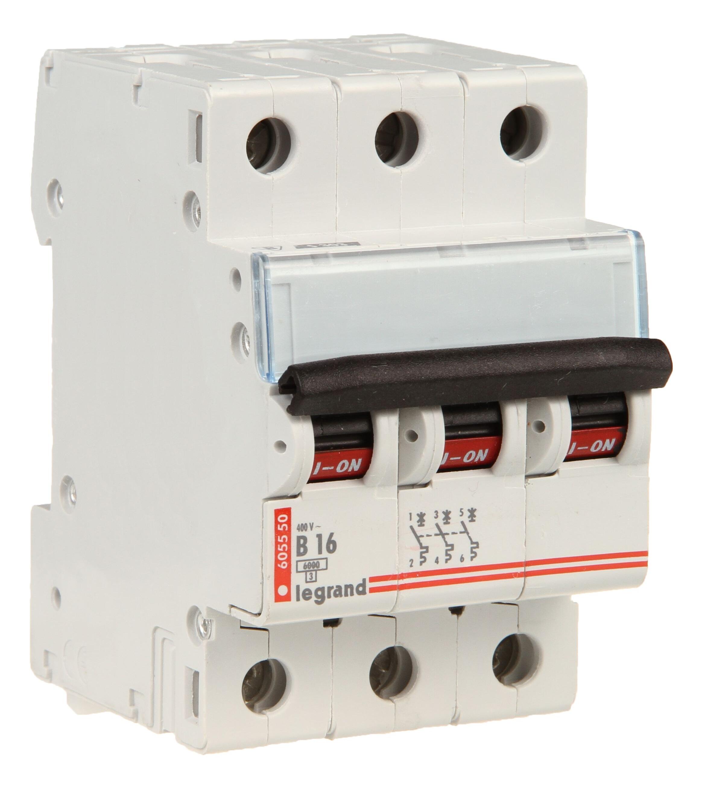 Wyłącznik nadprądowy S 303 3P B 16A TX3 Legrand - 2