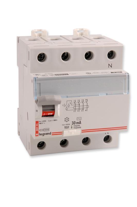 Wyłącznik różnicowoprądowy P304 4P 25A 30mA AC TX3 411707 Legrand