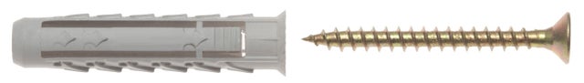 Kołek czterodzielny PP fi 8 8.0x40 mm (100 szt.)