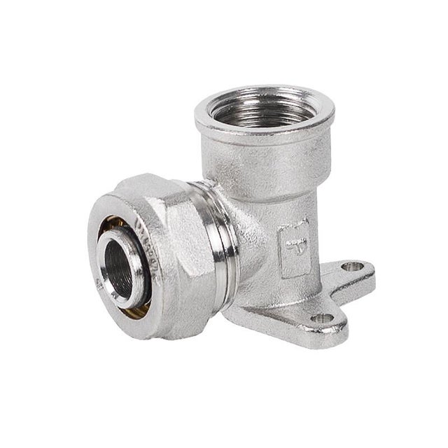 Pex Kolano skręcane z mocowaniem 16 mm x 1/2