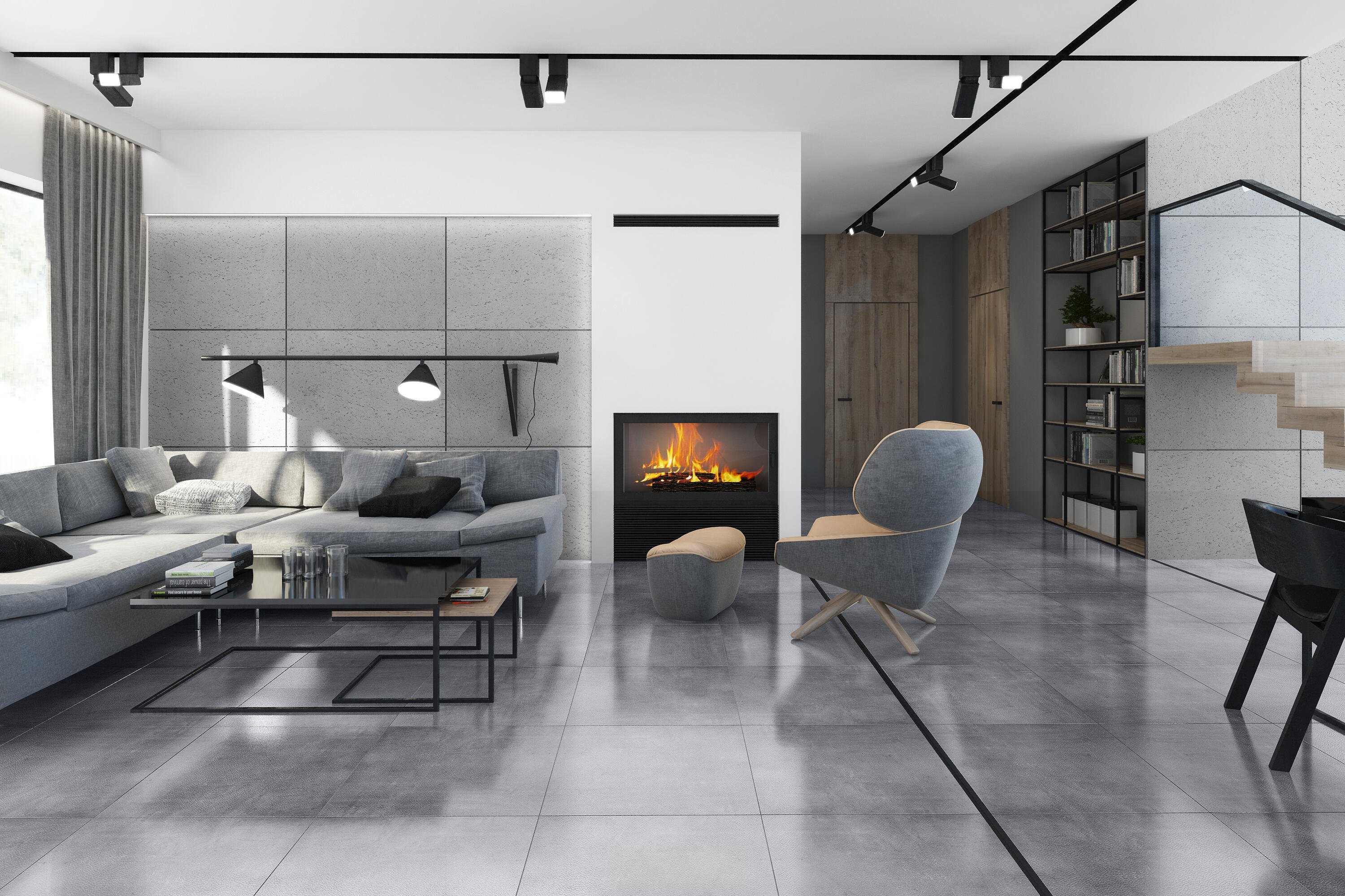 Gres szkliwiony Prime Mirag light grey 60x60 cm 1,44m2 - 2