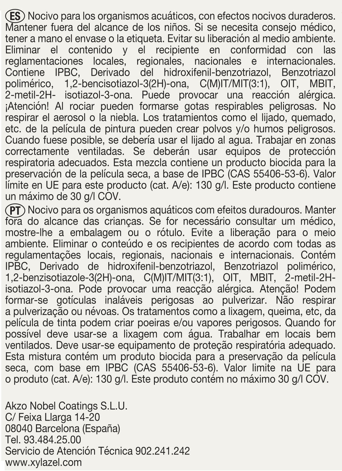 LASUR ACRILICO MATE XYLAZEL 4L INCOLORO - 3
