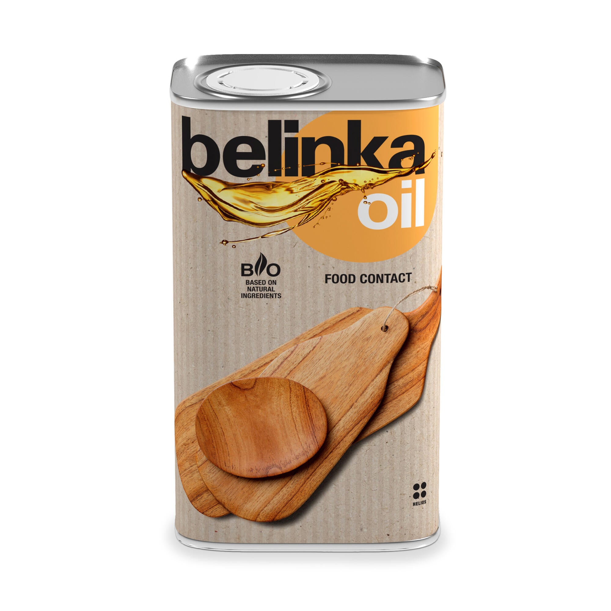 Ulei bio de protectie pentru lemn Belinka, pentru contact alimente, incolor semi-mat, 0.5 L