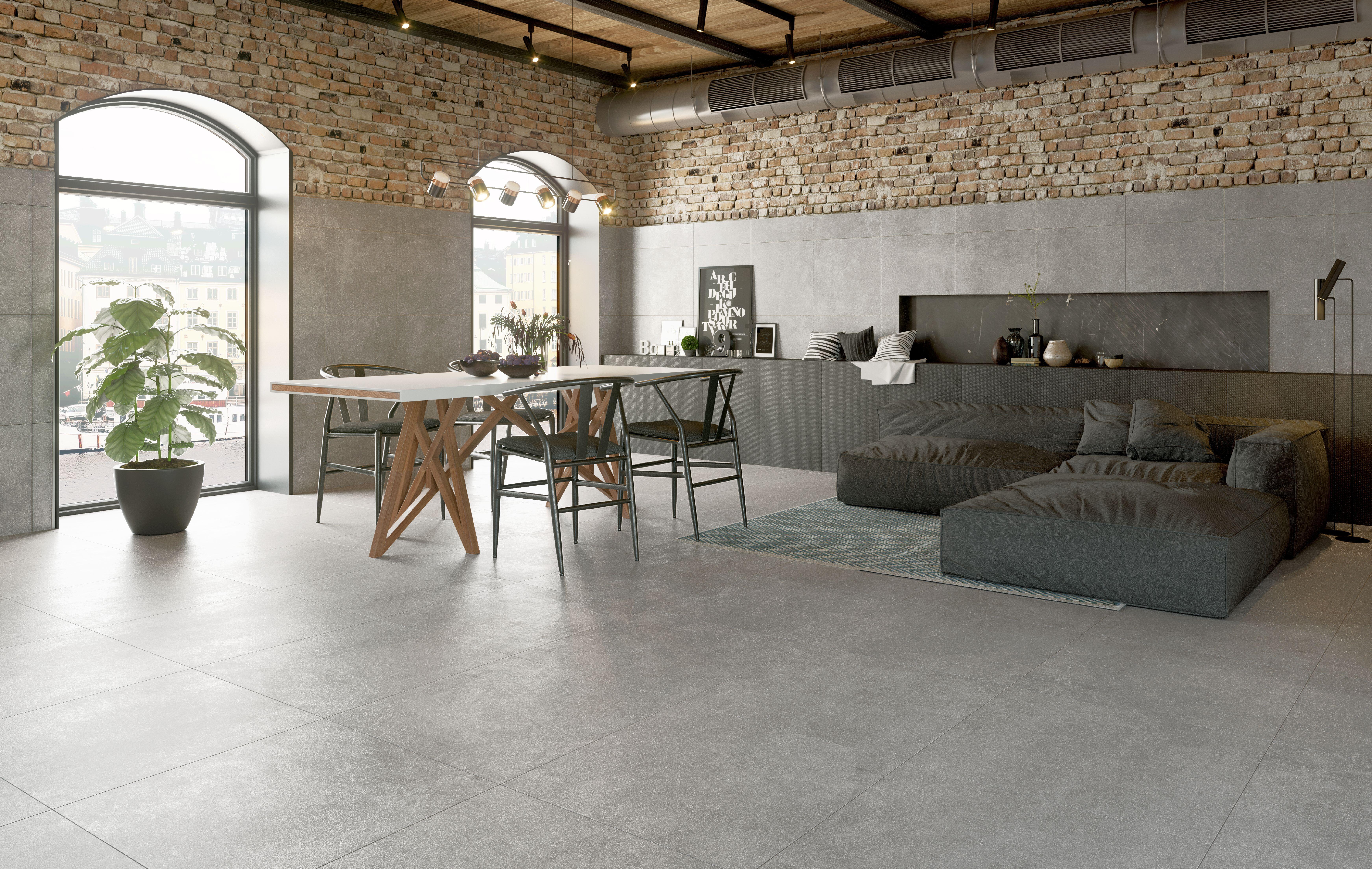 Gres szkliwiony Concrete grey 60x60 cm 1.44 m2 - 2