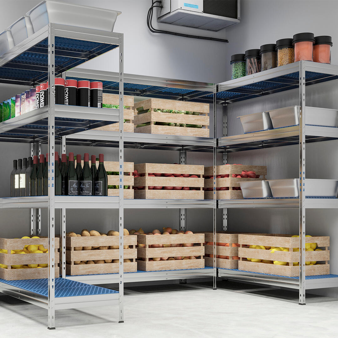 Regał magazynowy Horeca wym. 180x75x50 cm, 4 półki, 175 kg - 3