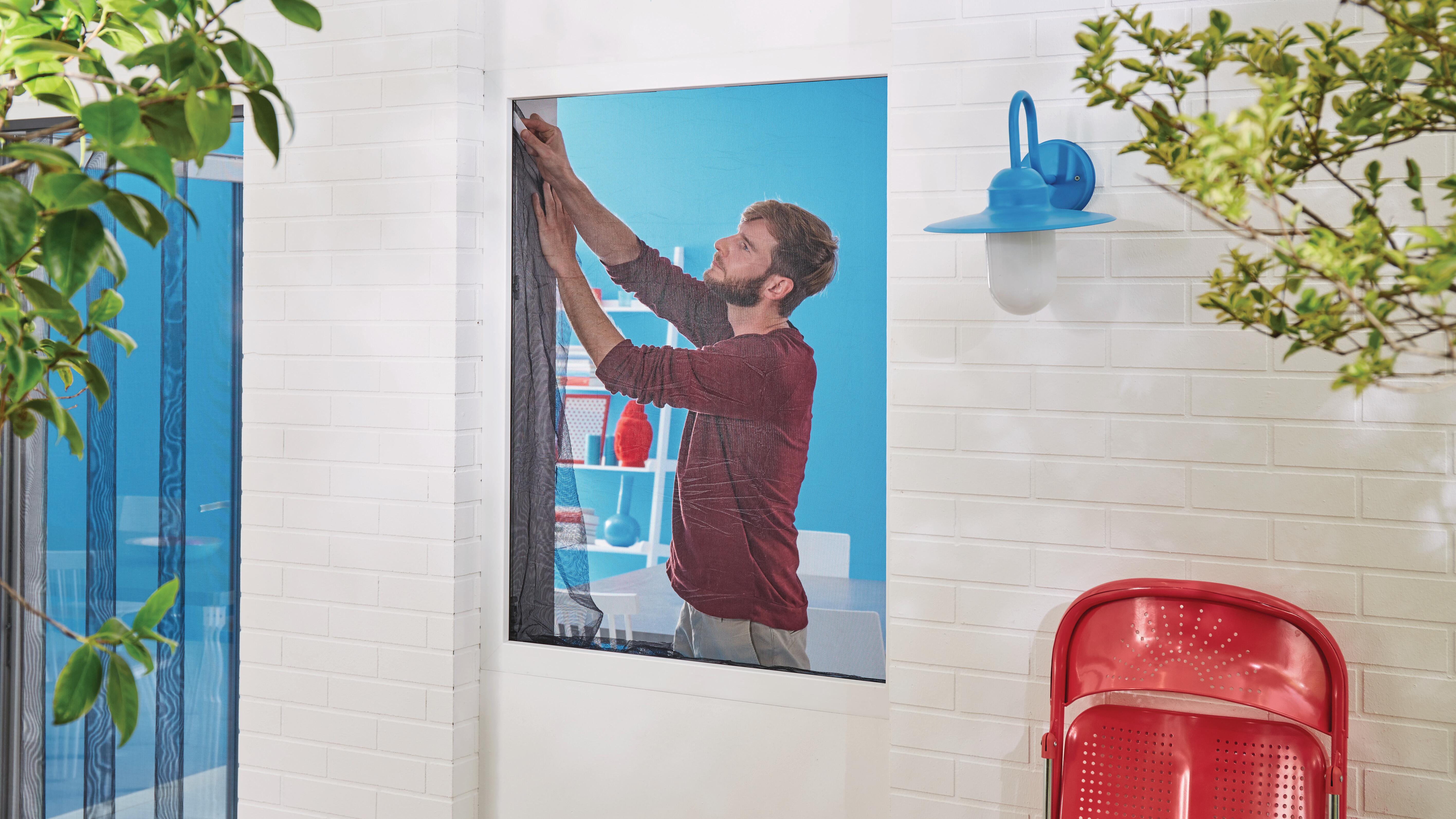 Moskitiera przeciw owadom Tesa 120x 220cm czarna - 2
