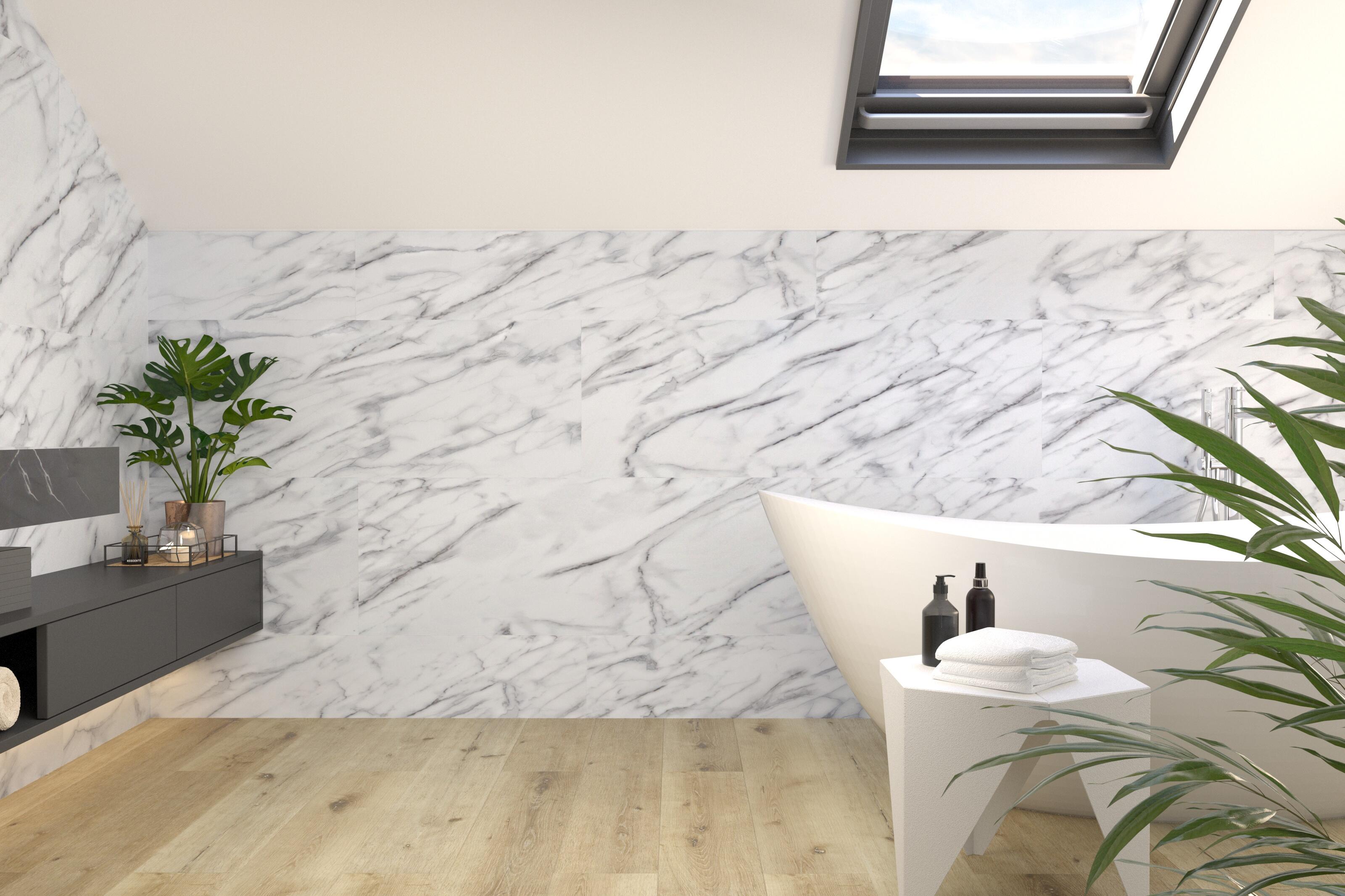 Panel ścienny Spectra Wall Marmur Bianco 4,0 mm 120x60 - 2
