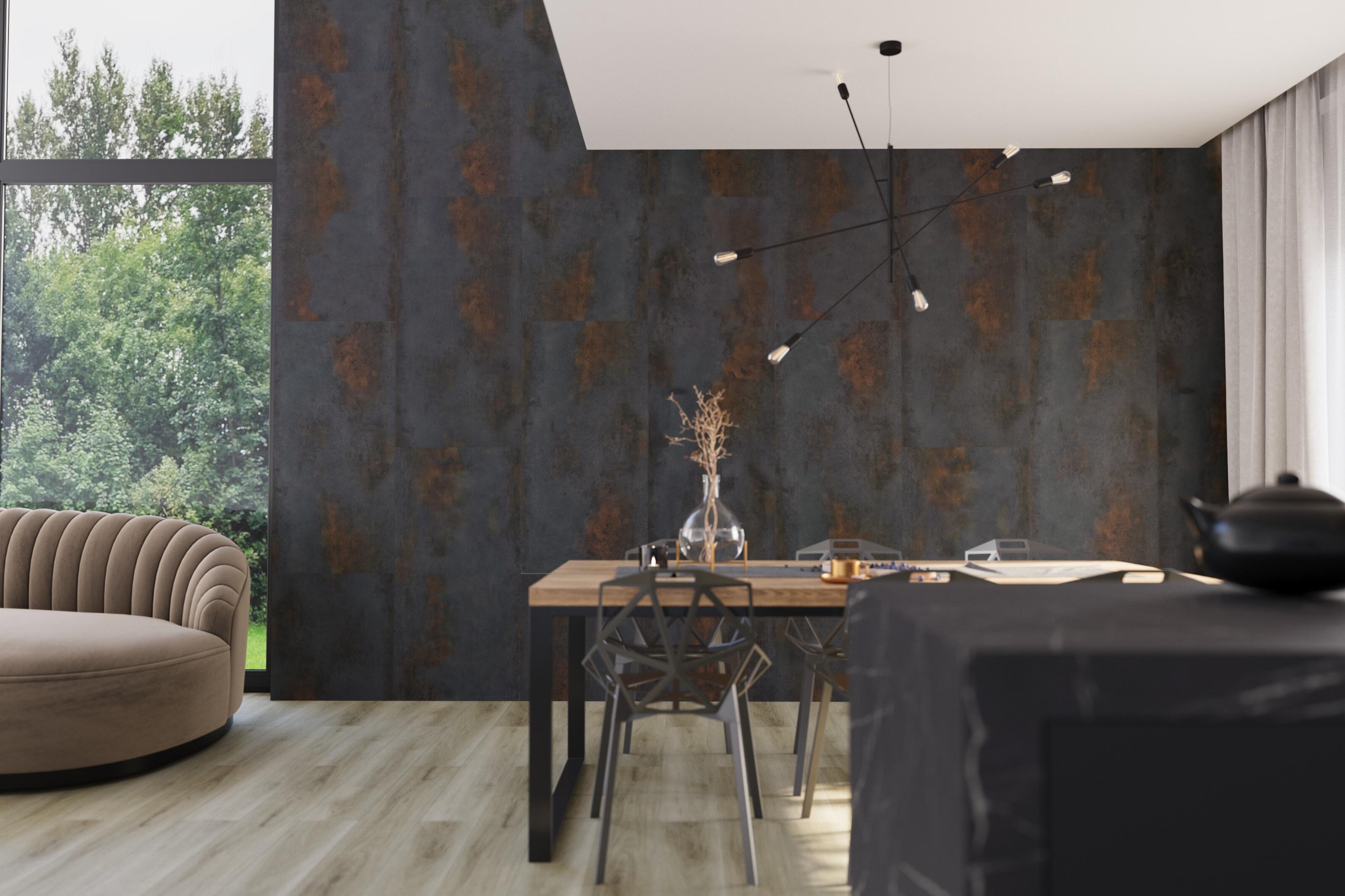 Płytka ścienna Spectra Wall Hematyt Miedziany 4,0 mm 120x30 - 2