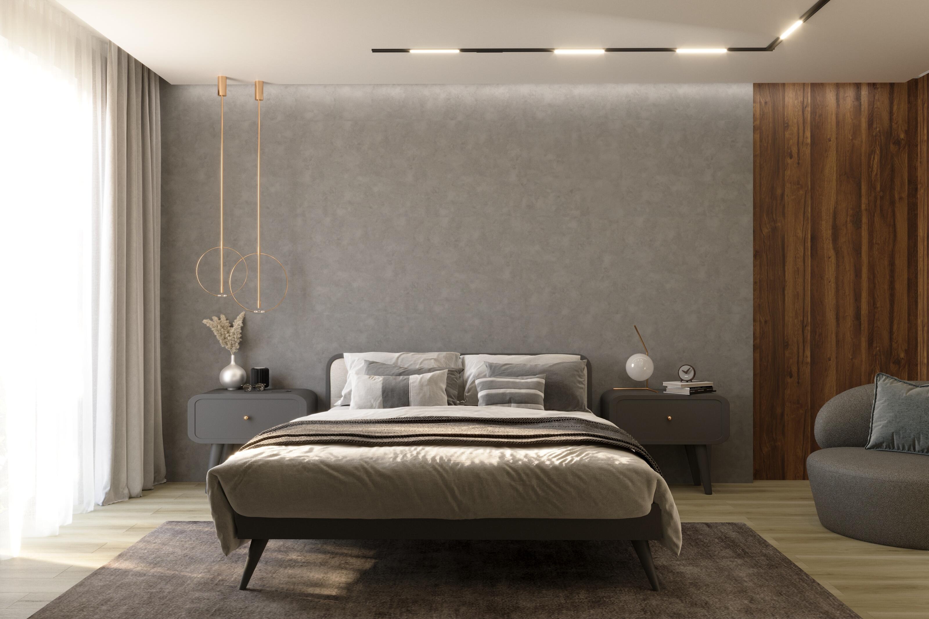 Płytka ścienna Spectra Wall Beton Jasny 4,0 mm 120x30 - 2