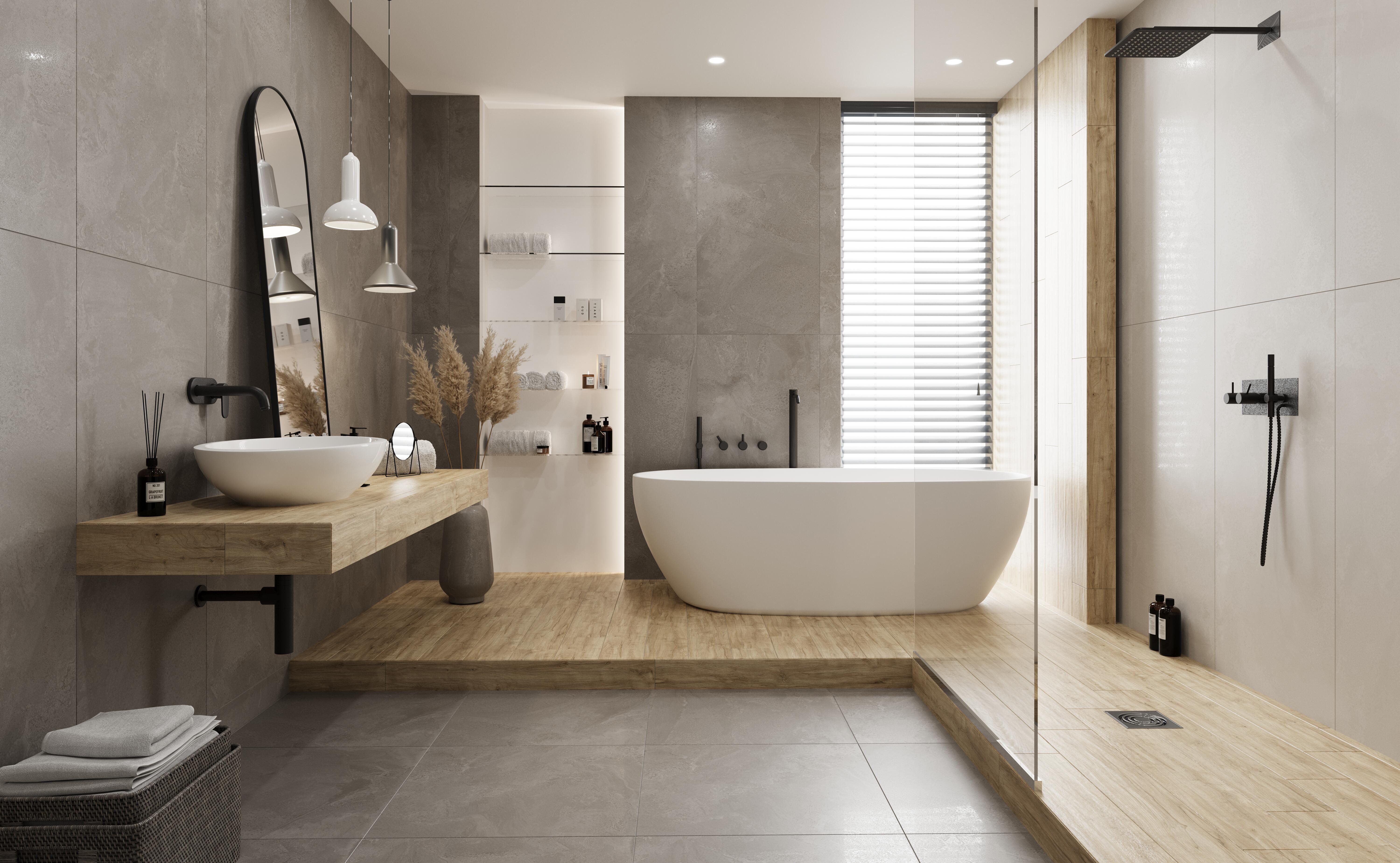Gres szkliwiony Venecia Grey 60x120 cm 1.44 m2 - 2