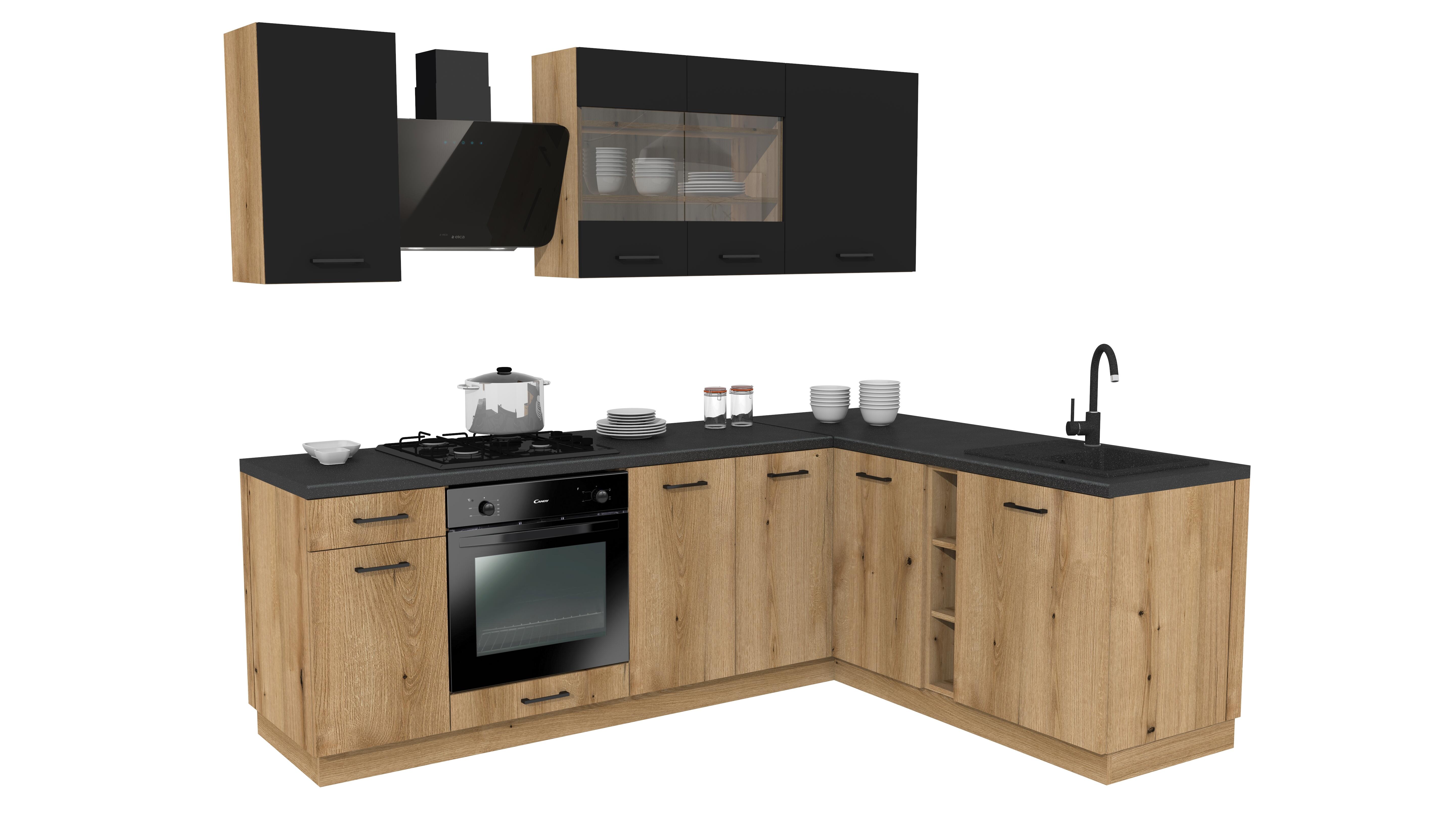 Blat kuchenny roboczy District Dark A785 RS 150x600x38 mm - 2