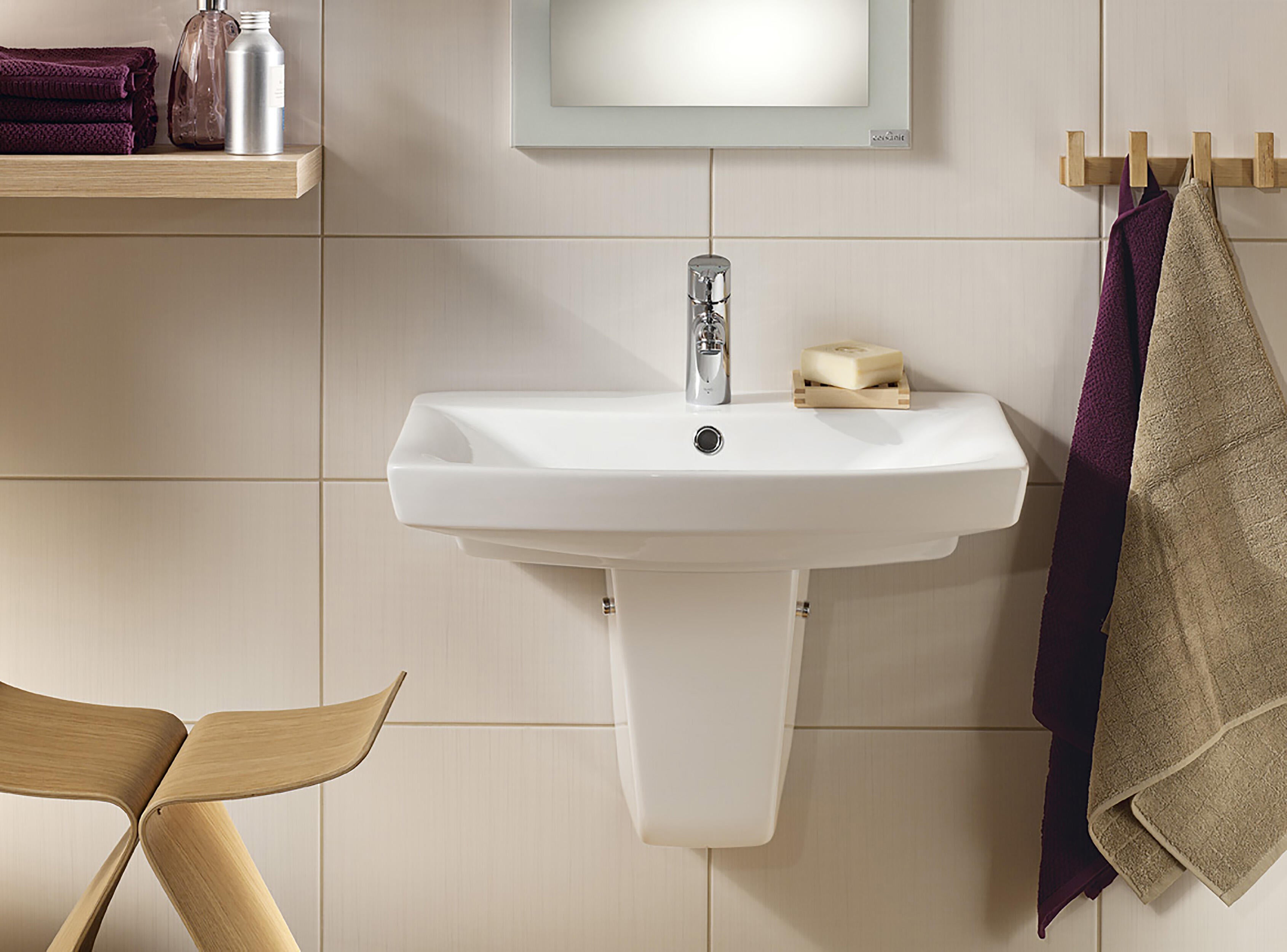Umywalka Cersanit Carina 60 cm K31-006 - 2