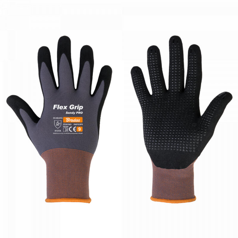 Rękawice powlekane nitrylem FLEX GRIP SANDY PRO Bradas, rozm. 10 (XL) - 2
