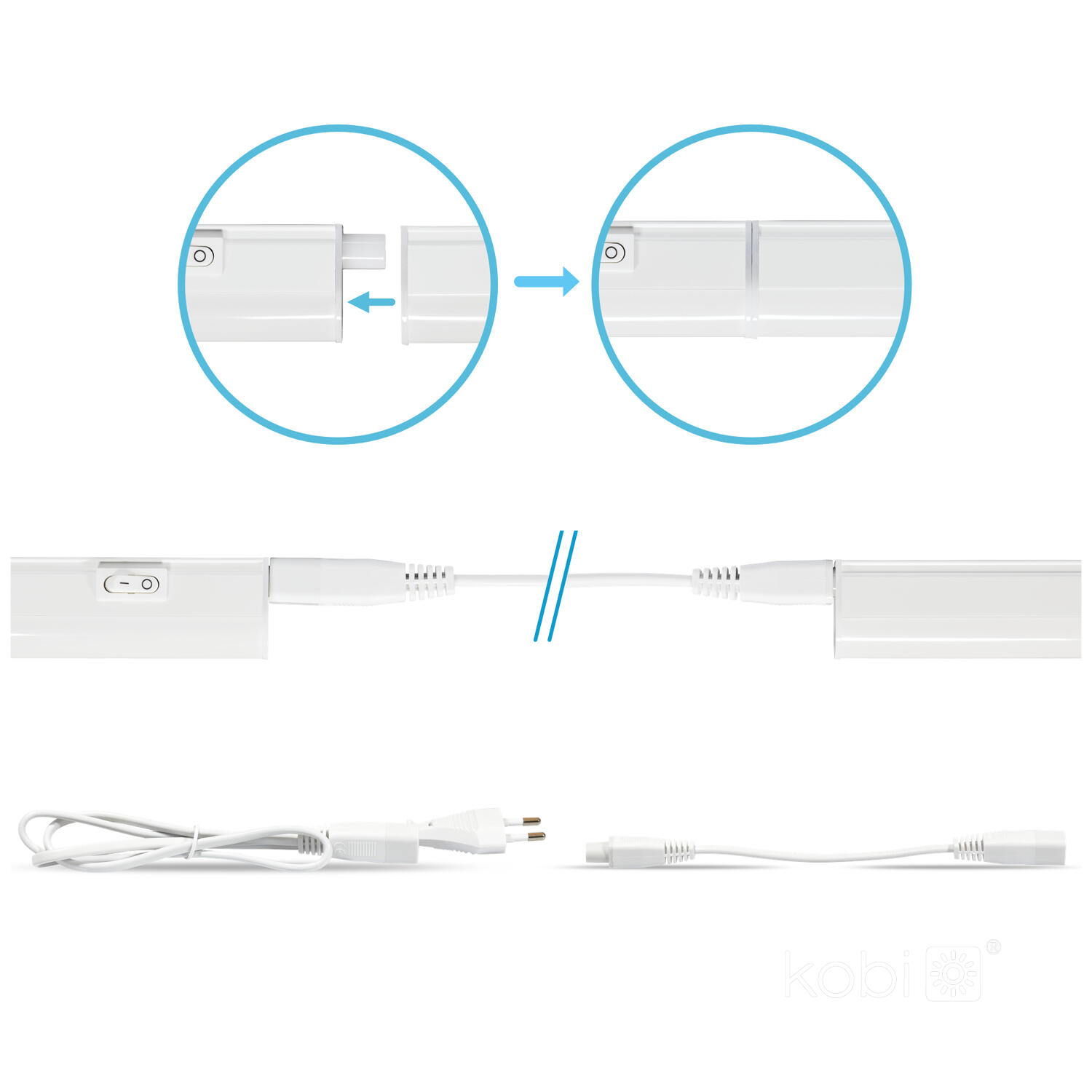 Oprawa meblowa LED WL 8W 800lm 3CCT 60cm z włącznikiem - 3