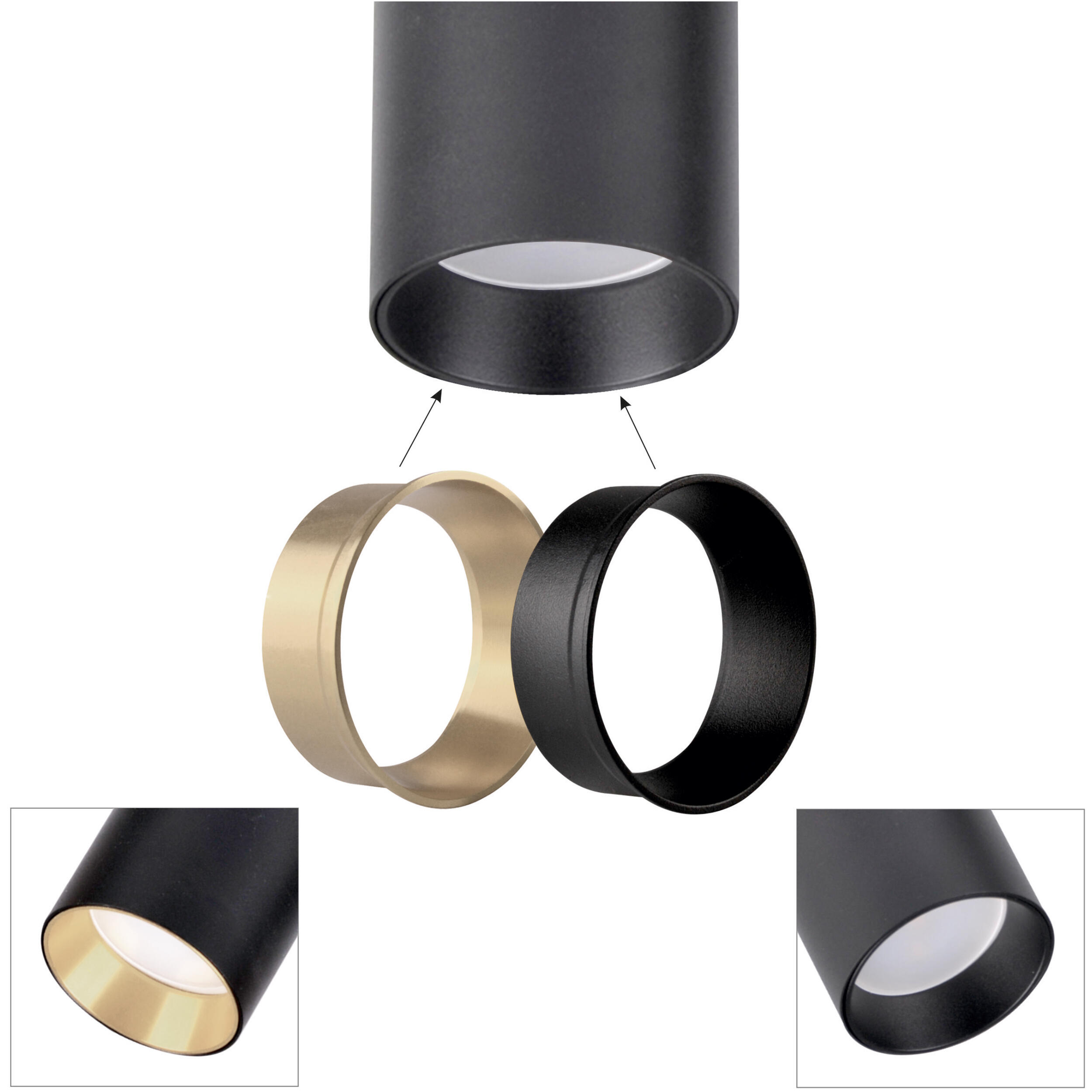Lampa podłogowa Maribel, czarna - 2