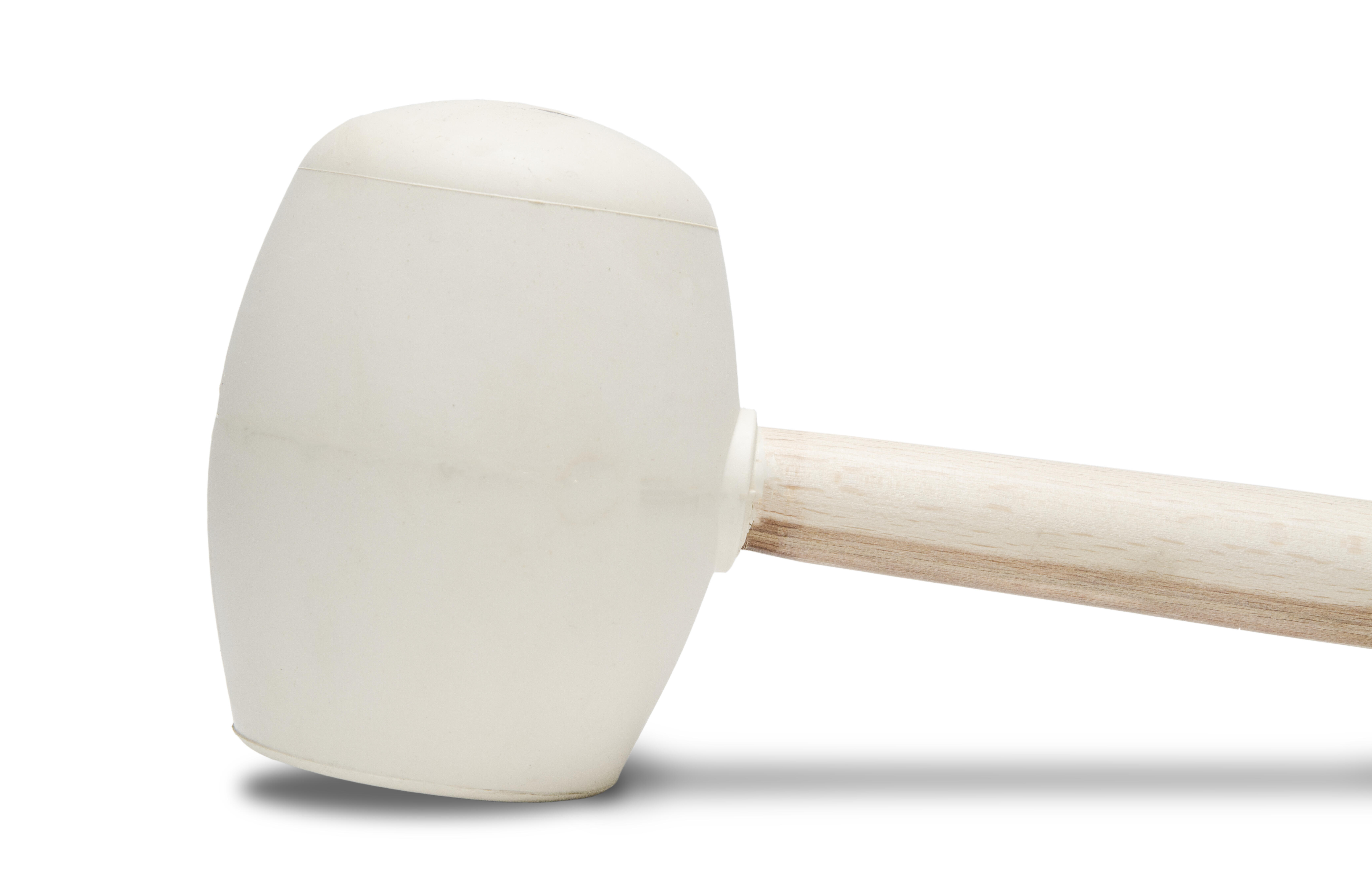 Młotek gumowy biały 250 g - 2