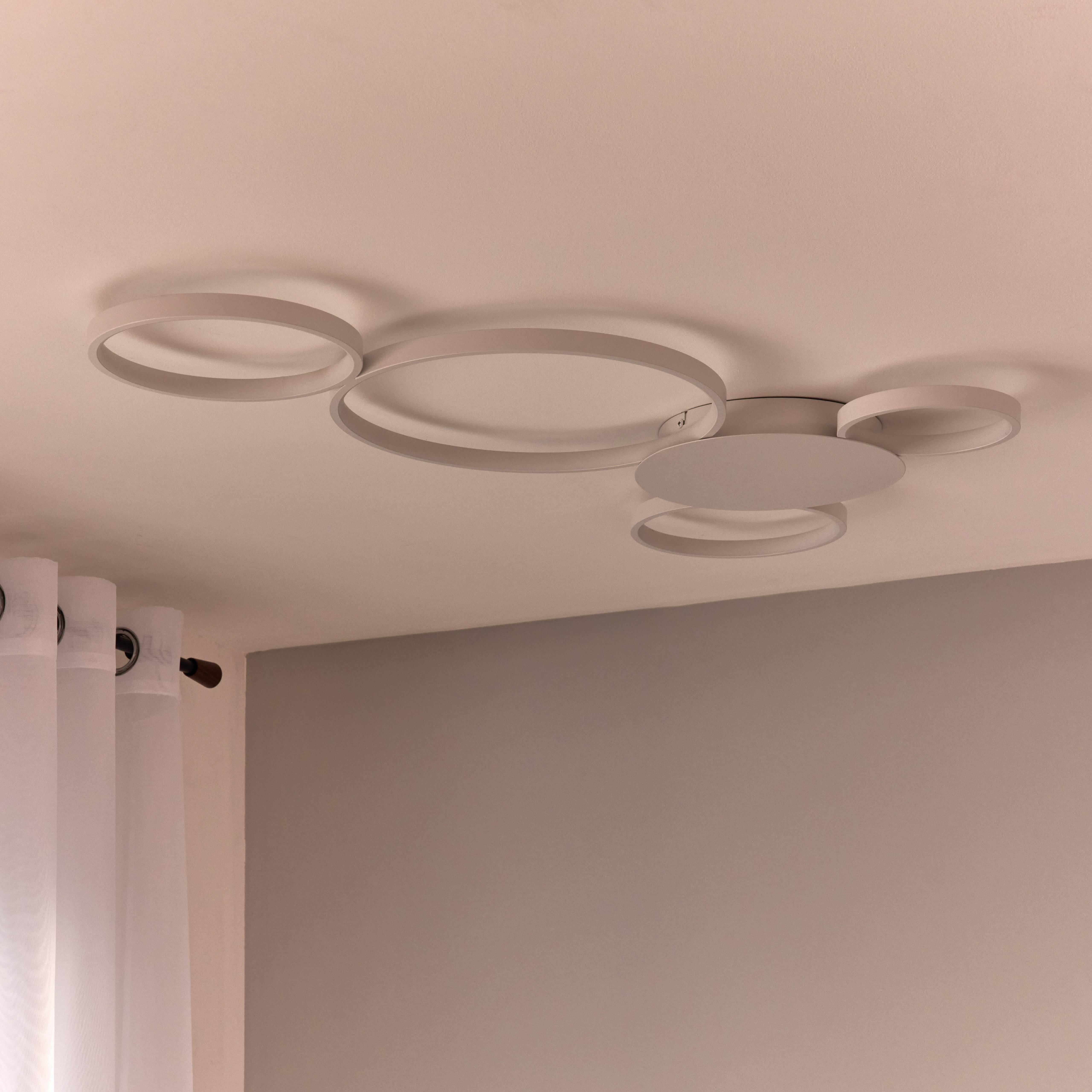 Plafon Tilia LED 7200 lm 41W barwa ciepła, neutralna, zimna 92 cm biały Inspire - 4