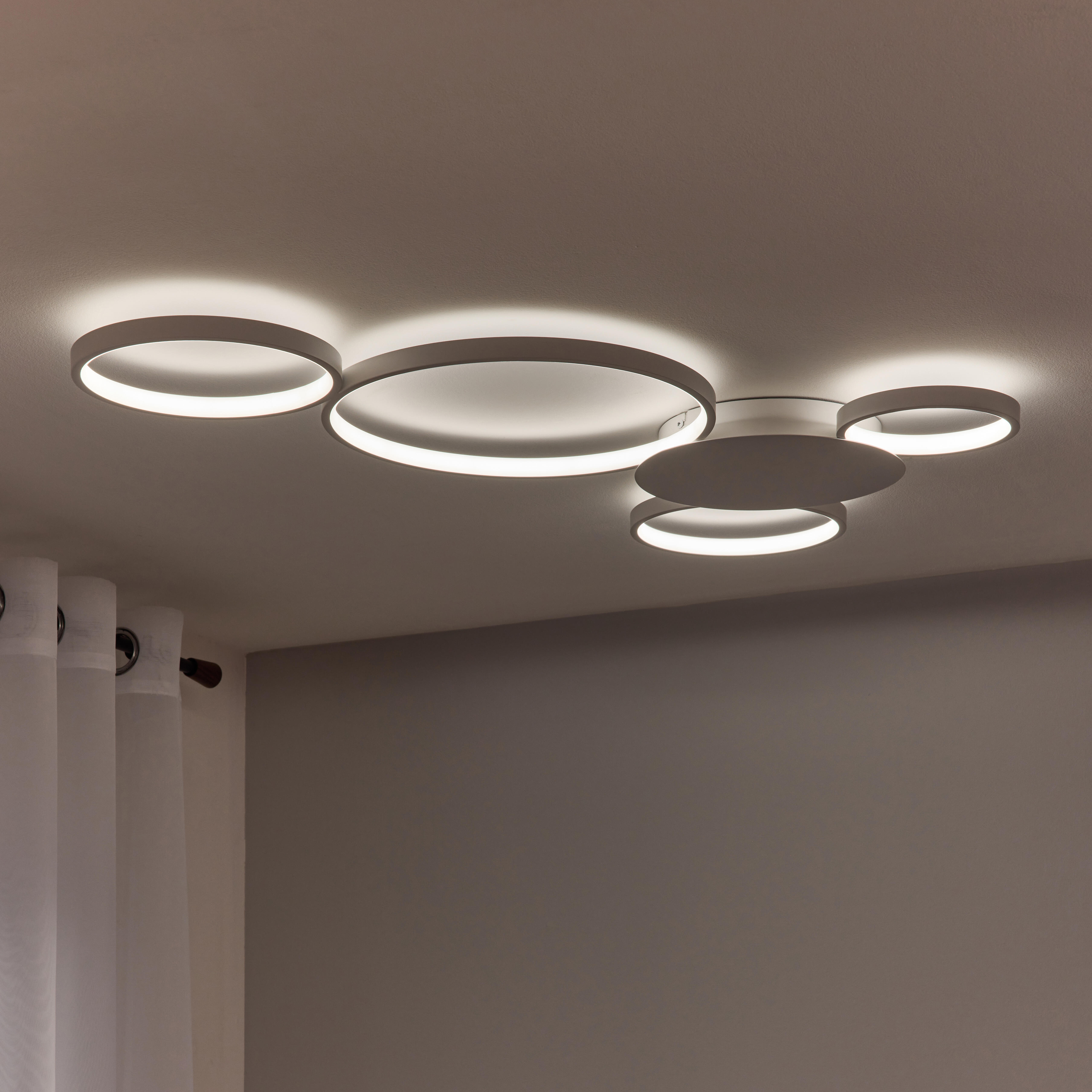 Plafon Tilia LED 7200 lm 41W barwa ciepła, neutralna, zimna 92 cm biały Inspire - 3