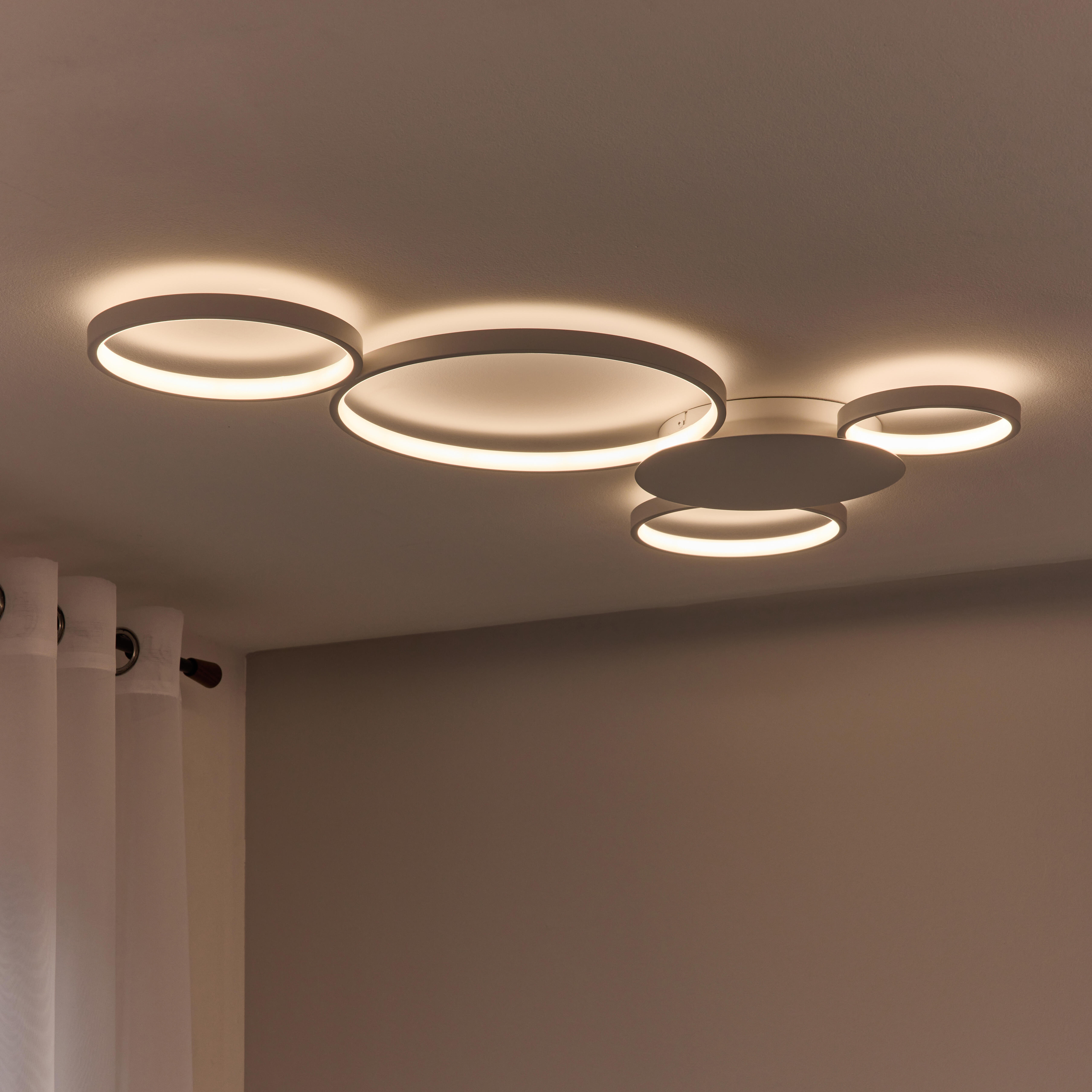 Plafon Tilia LED 7200 lm 41W barwa ciepła, neutralna, zimna 92 cm biały Inspire - 2