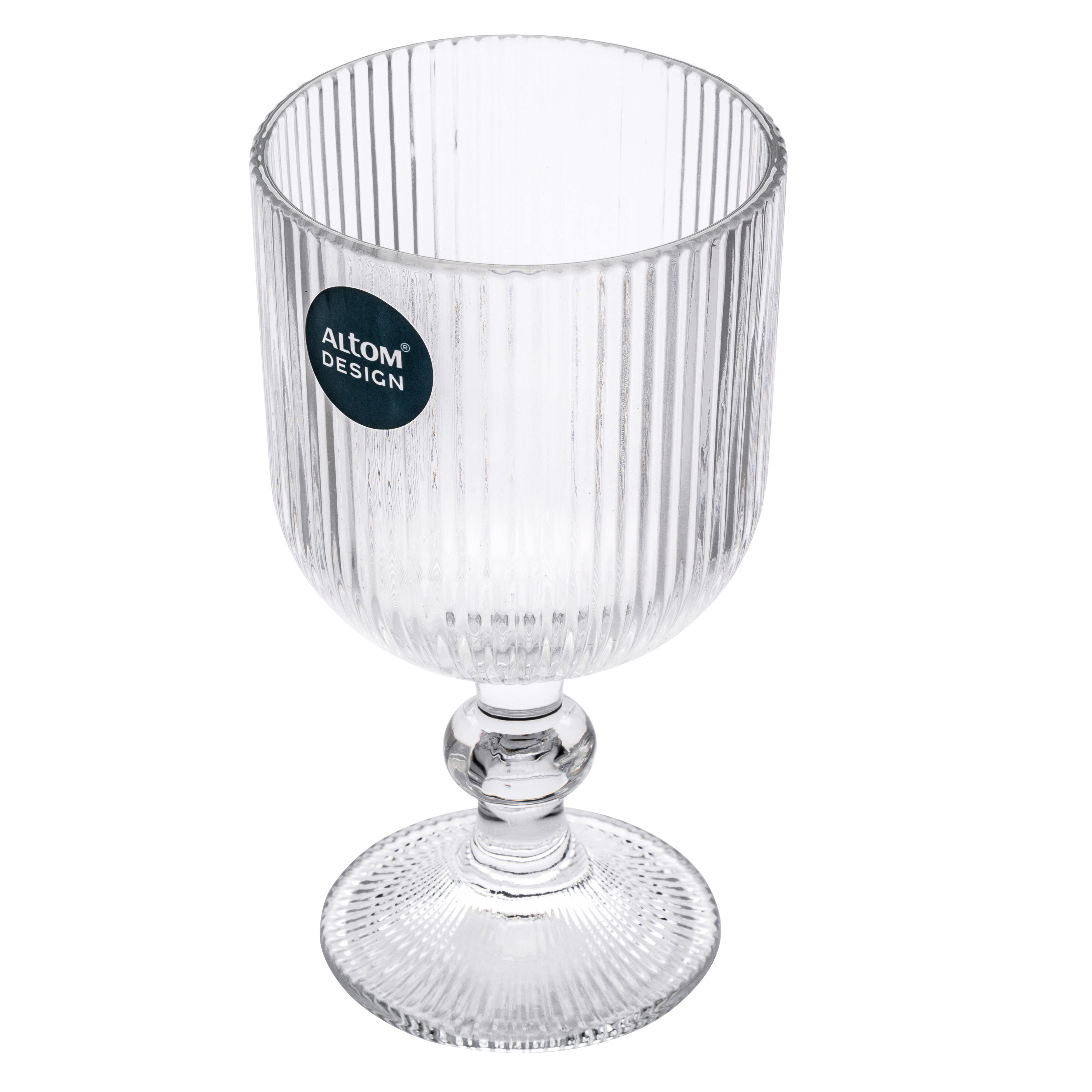 Szklanka do napojów wody soku na stopce Selena 370 ml Altom Design - 3
