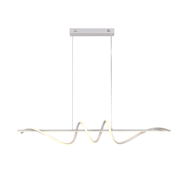 Lampa wisząca Bastelo LED 3400 lm 40W barwa ciepła, neutralna, zimna szer. 100 cm biała Italux