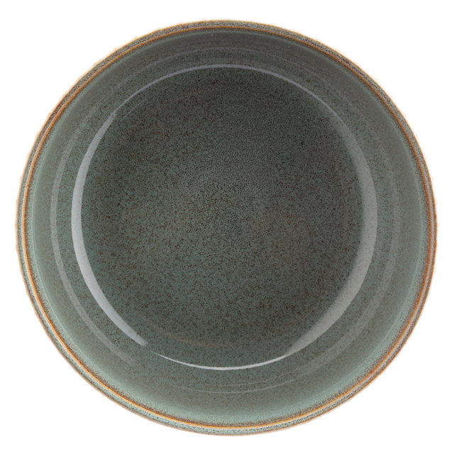 Miska salaterka porcelanowa New Bone Sage zielono-szara 15 cm Altom Design