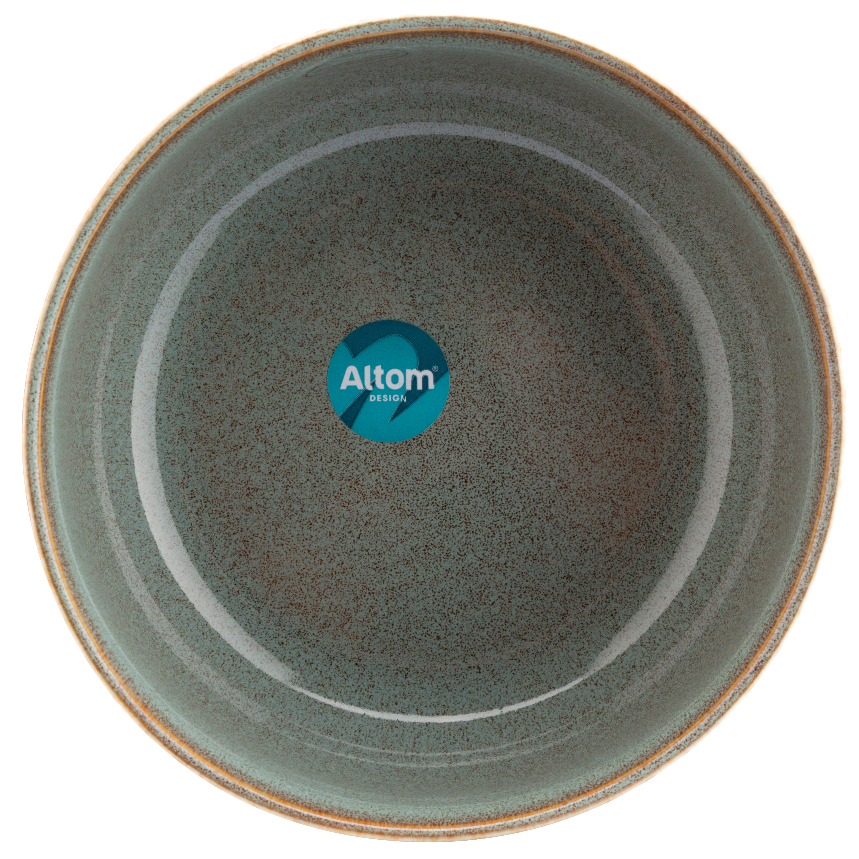 Miska salaterka porcelanowa Reactive Sage zielono-szara 15 cm Altom Design - 6