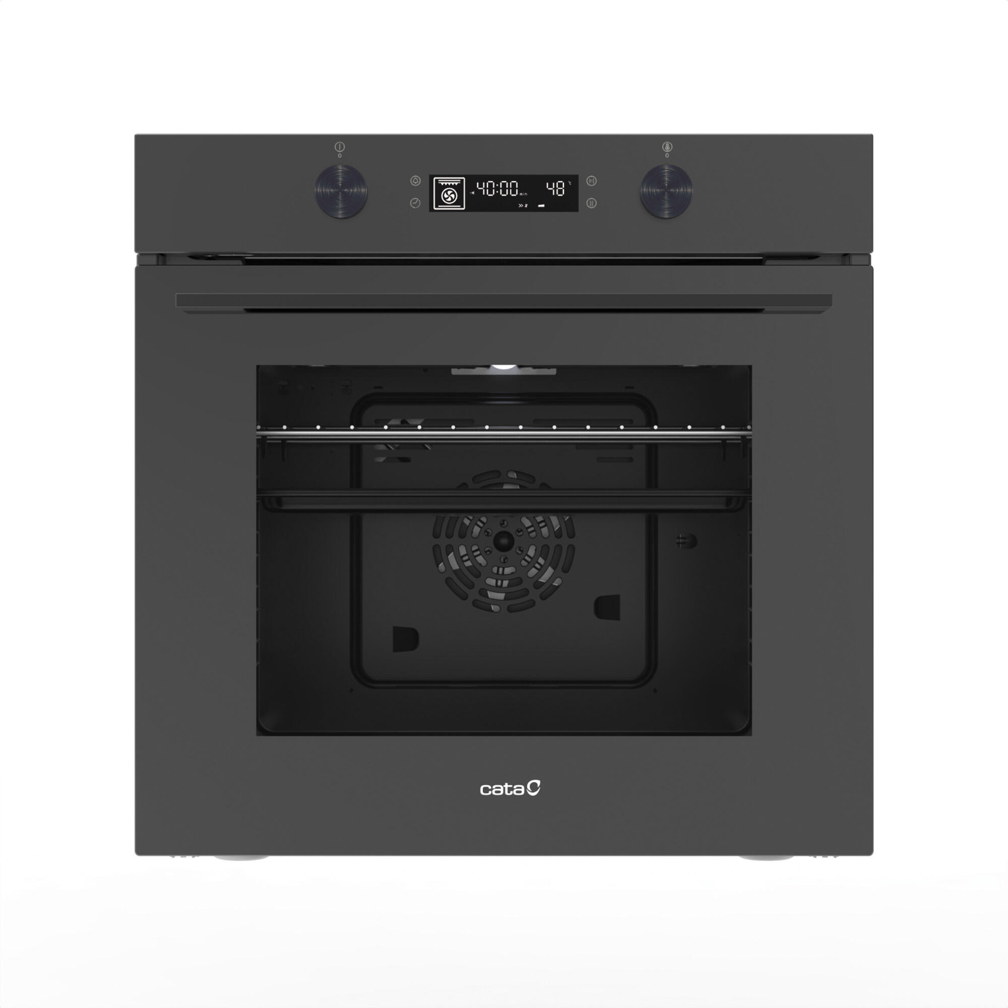Cata Horno Multifunción Mds 8108 Mb 73L 3.6Kw Aqualisis Clase A Negro , Leroy Merlin