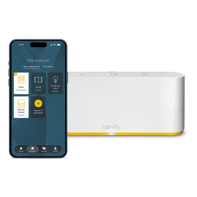 Box intelligente TaHoma® switch pour maison connectée Somfy