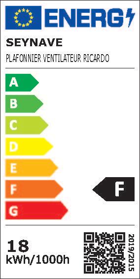 Ventilateur de plafond RICARDO  - 19