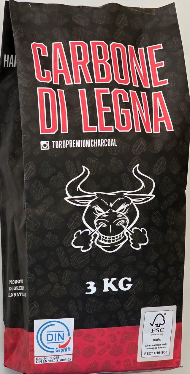 Carbone di legno Toro 3 kg