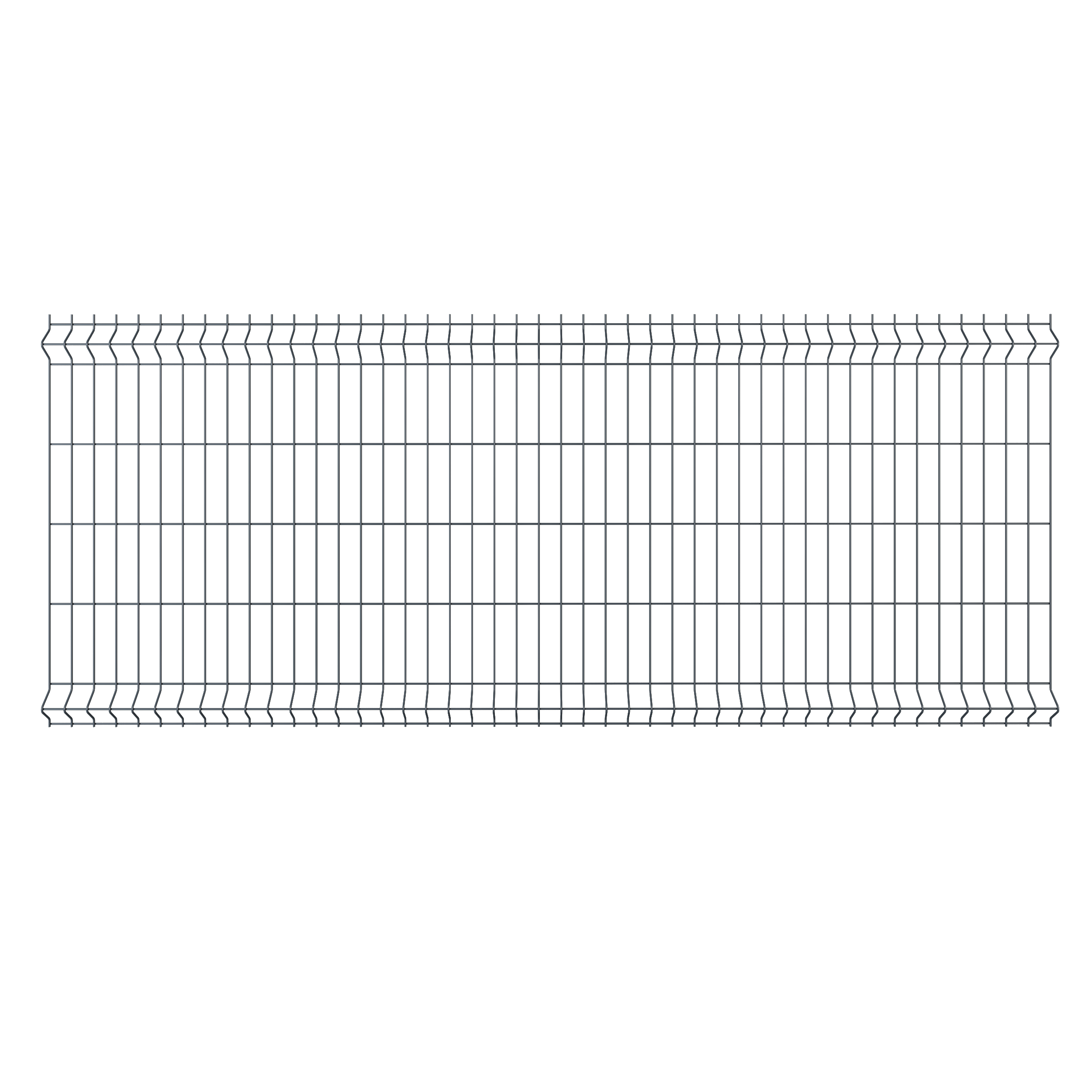 Panel ogrodzeniowy Vera 3D 103x250 cm antracytowy Wiśniowski 79828046