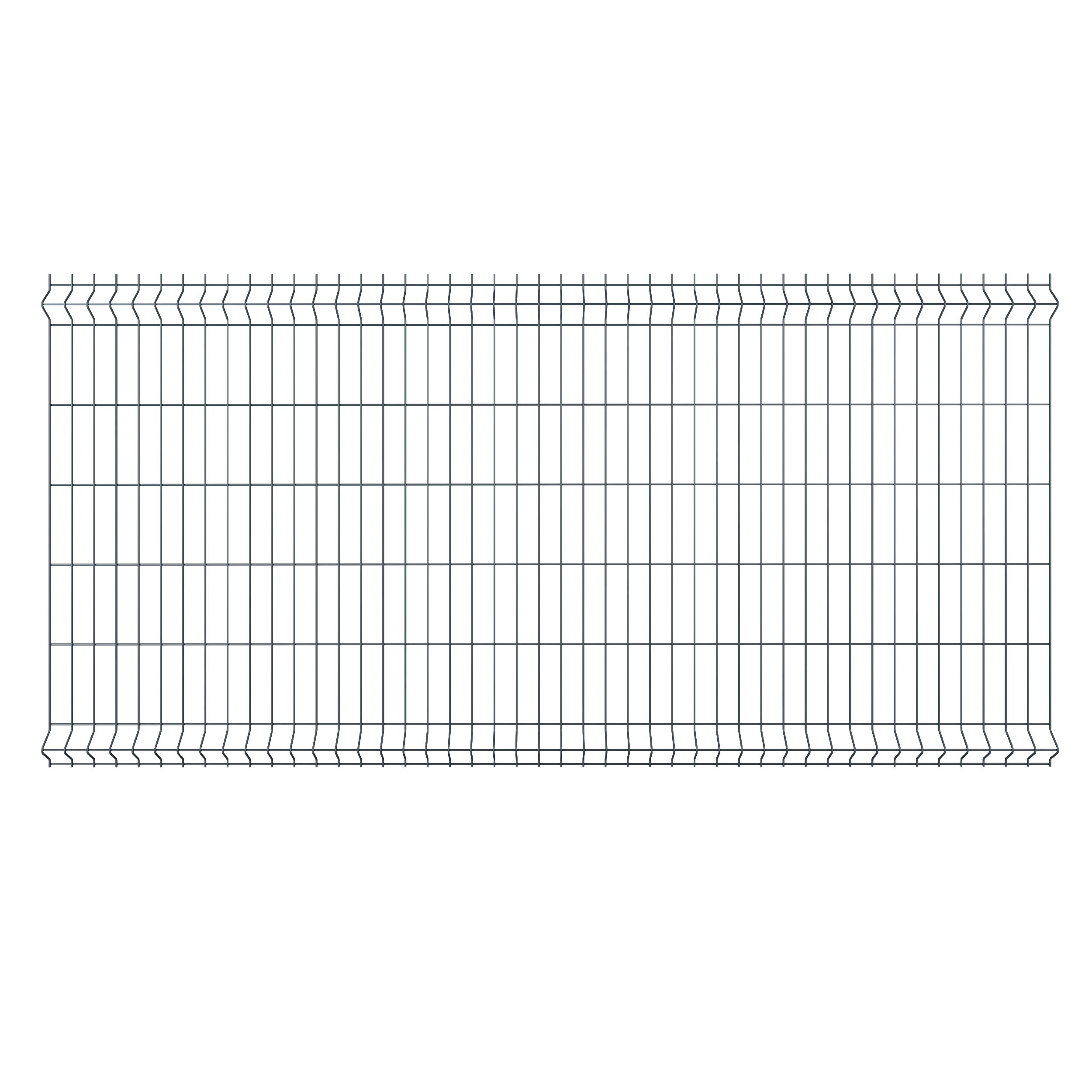 Panel ogrodzeniowy Vera 3D 123x250 cm antracytowy Wiśniowski 79828001