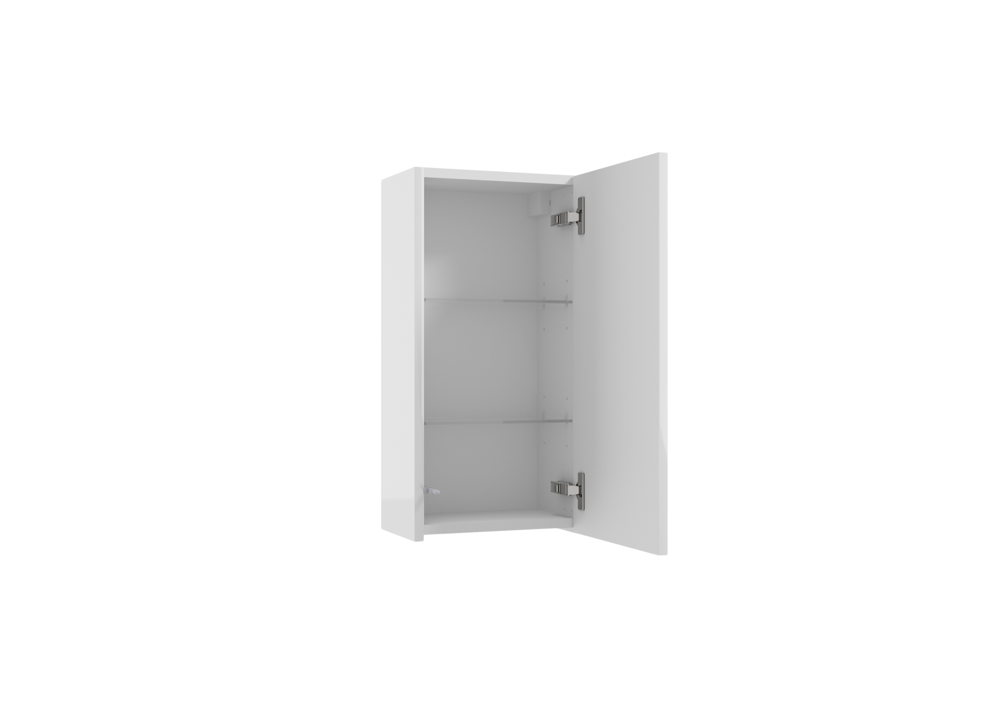 Szafka łazienkowa wisząca 30x20x60 cm Duo biała połysk Defra - 5